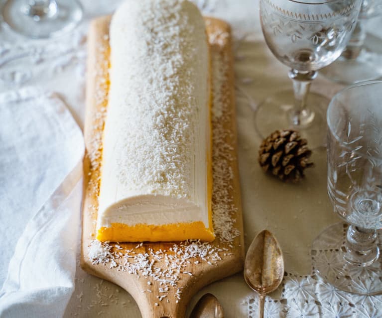 Bûche glacée vanille-pain d'épices - Cookidoo® – the official