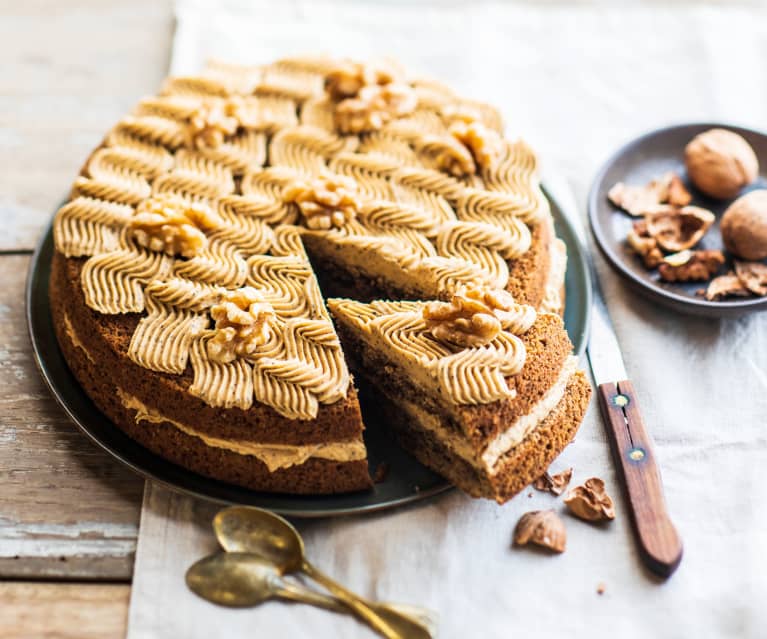 Gâteau au café et aux noix