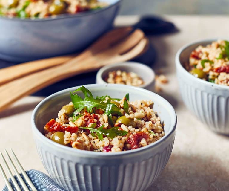 Mediterraner Graupensalat