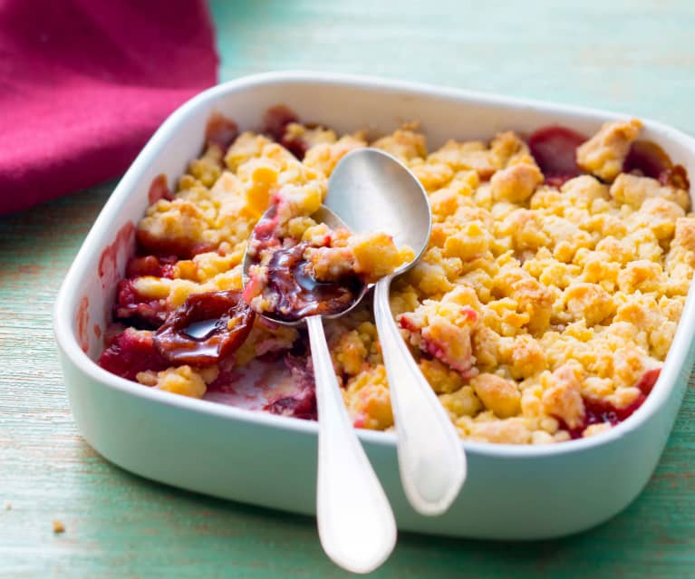 Crumble aux prunes