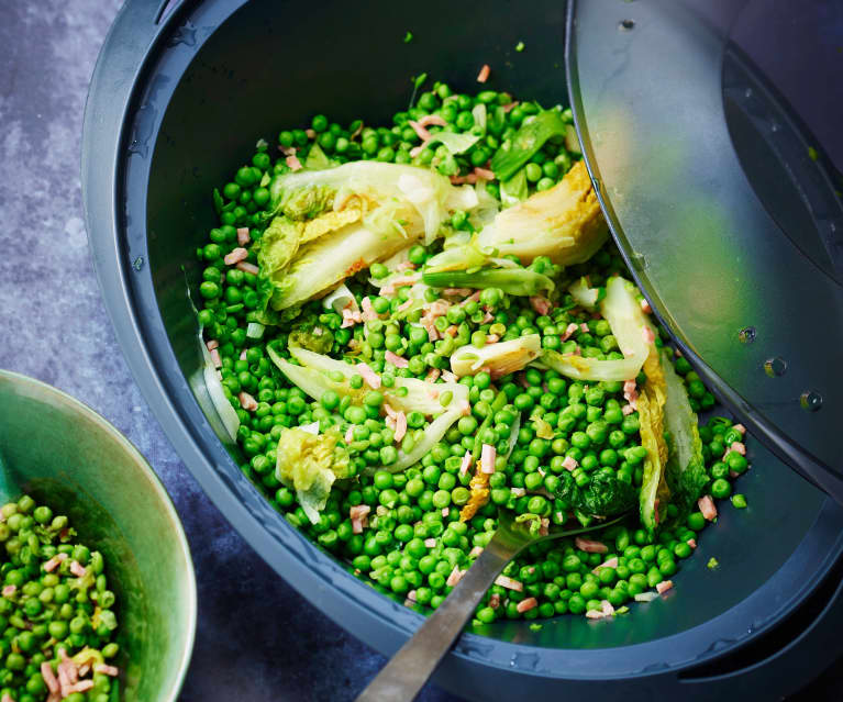 Les recettes pour cuisiner les petits pois frais ou surgelés sont