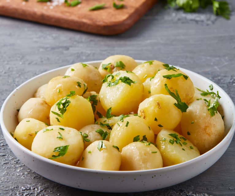 Cuisson des pommes de terre avec le disque cuisson et éplucheur