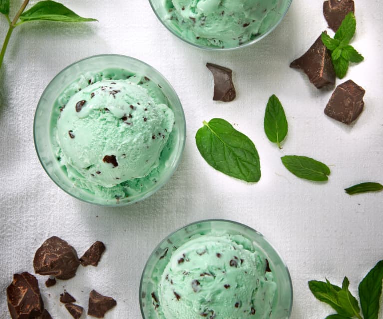 Helado de menta y chocolate - Cookidoo® – la plataforma de recetas oficial  de Thermomix®