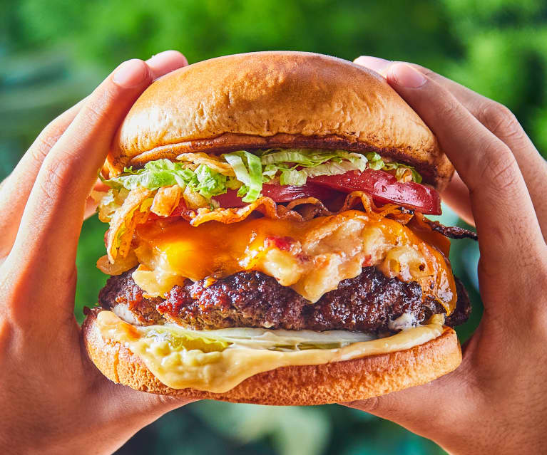 Mac "n" Cheese Burger Mac "n" Cheese Burger