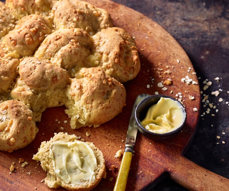 Parmesan and Oat Rolls