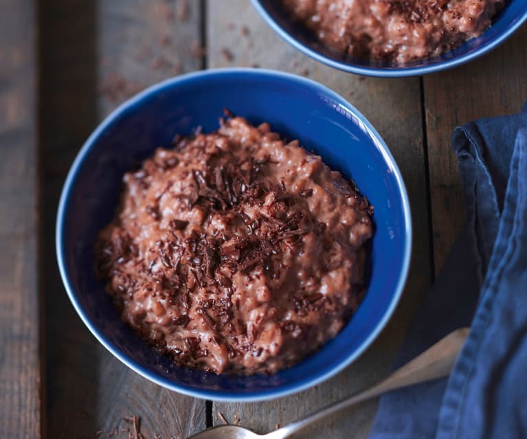 Riz au lait au chocolat