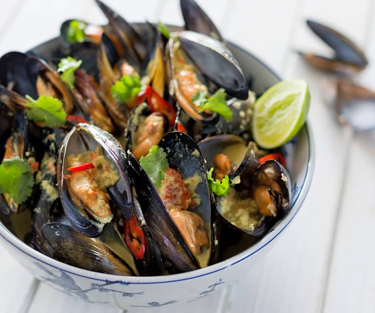 Asian-style mussels