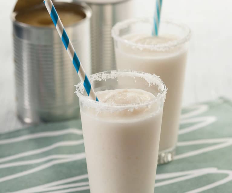 Granizado de piña y leche de coco