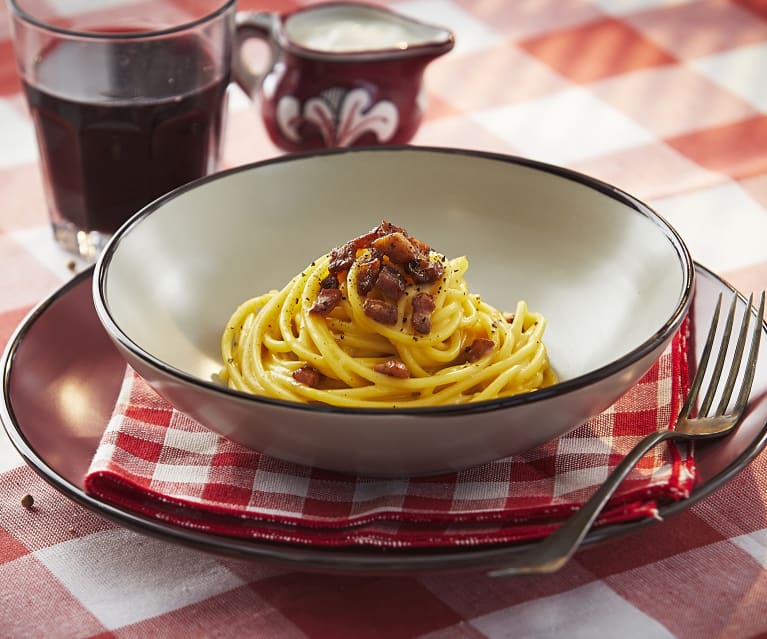 Spaghetti alla "carbonara sbagliata"