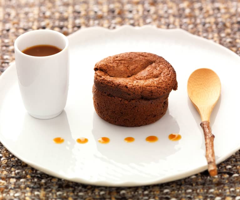 Muffins au chocolat et caramel au beurre salé