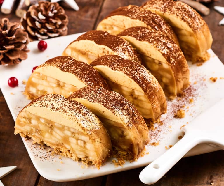 Bûche glacée vanille-pain d'épices - Cookidoo® – the official