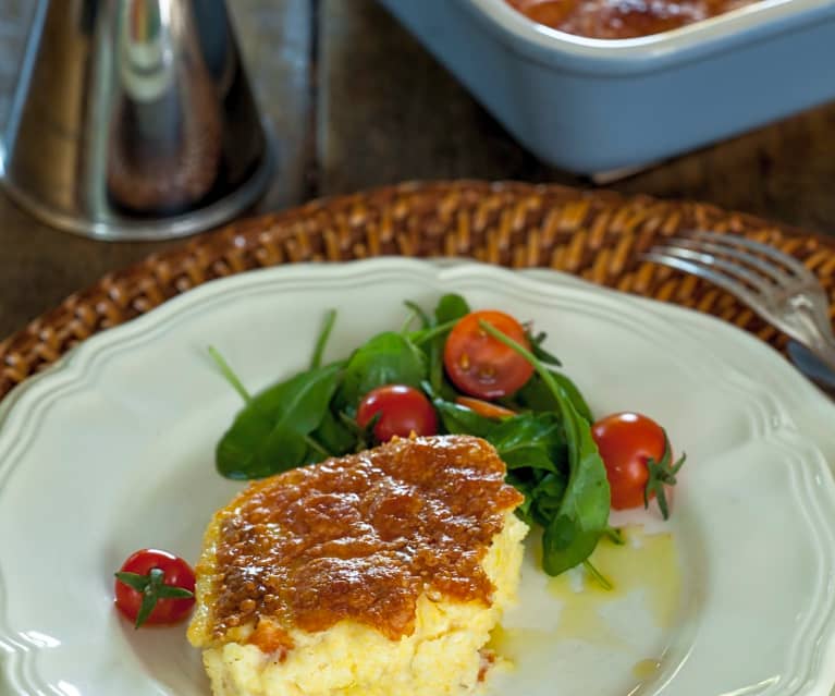 Polenta gratinada