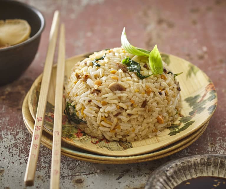 Riz au basilic thaï