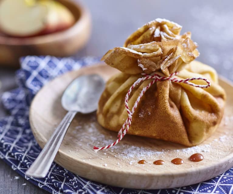 Plaque de pommes au chocolat et caramel - 5 ingredients 15 minutes