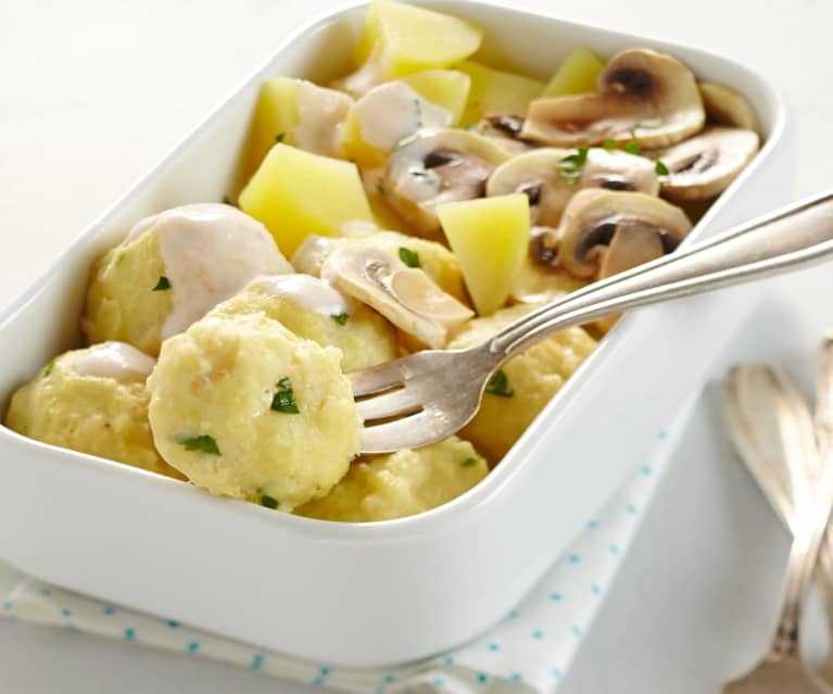 Boulettes de poisson aux champignons