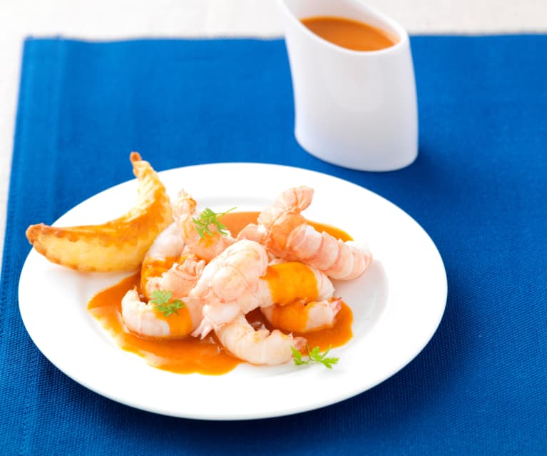 Langoustines sauce au whisky