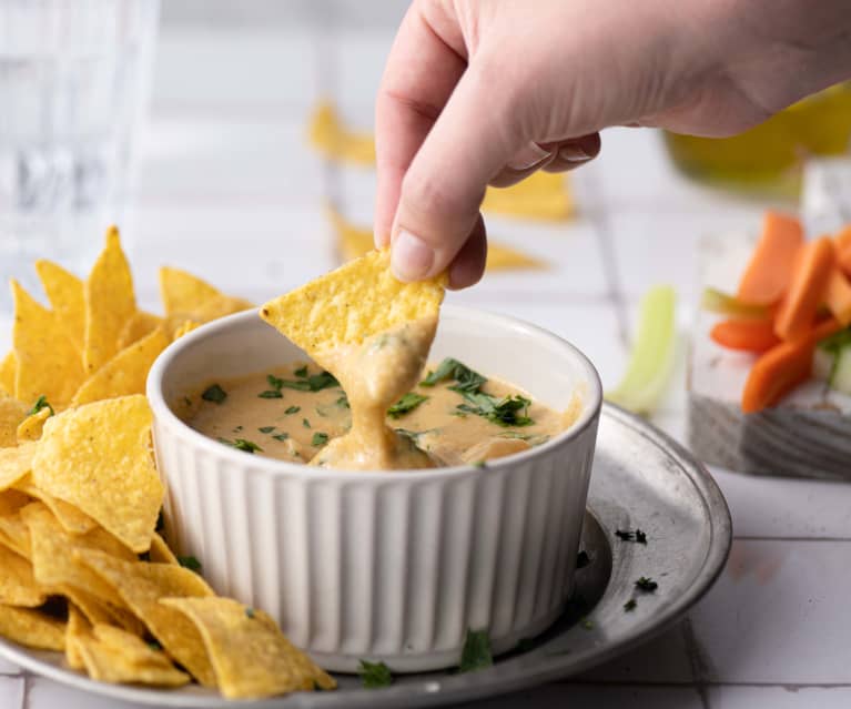 Salsa dip di formaggio vegano