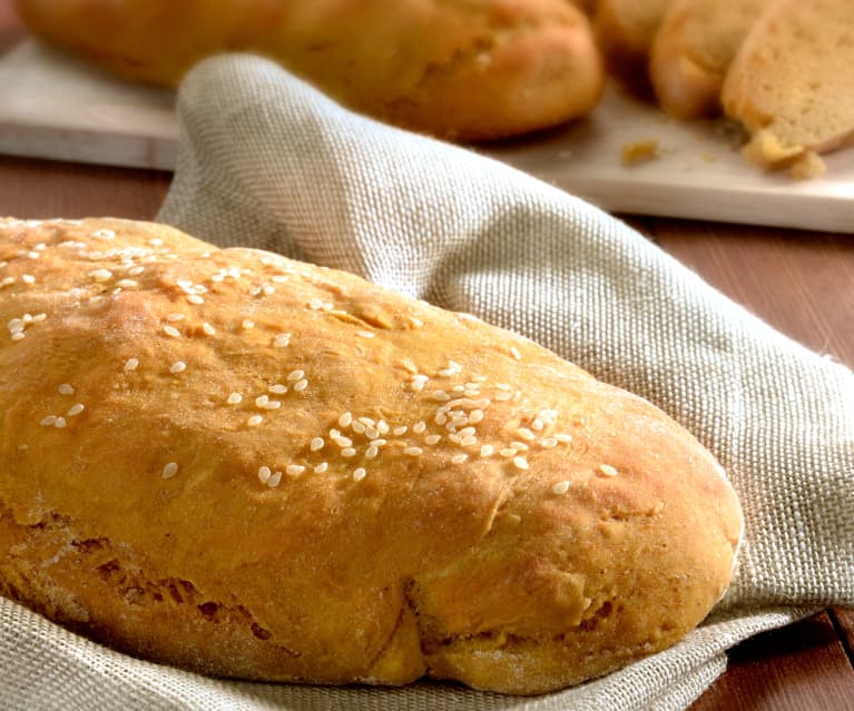 Pane con farina di soia e grano tenero