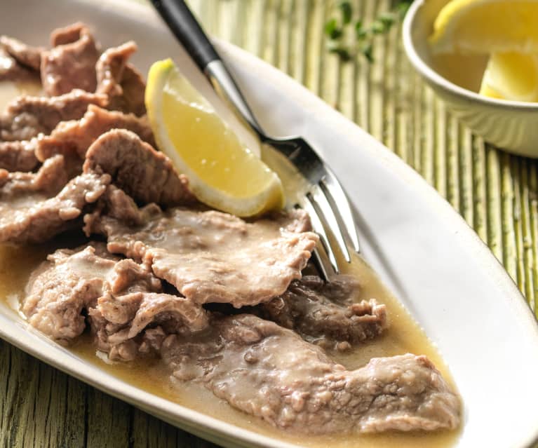 Scaloppine di vitello al limone