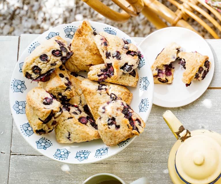 Scones aux myrtilles