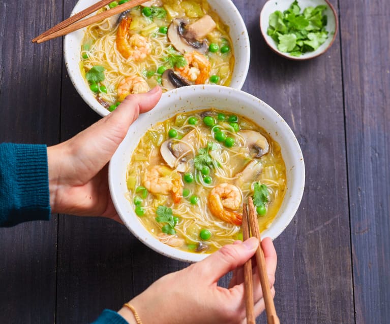 Soupe vietnamienne aux crevettes