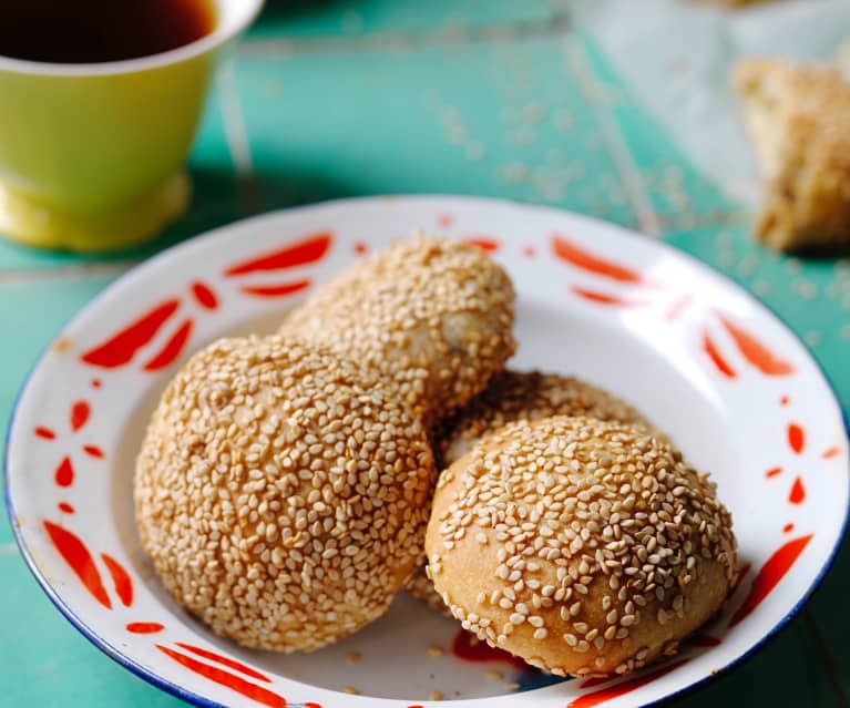 Pãezinhos recheados com cogumelos