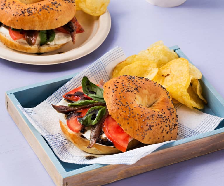 Bagels caprese Bagels caprese