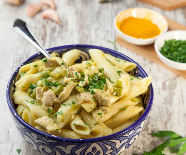 Penne aromatiche con pollo e asparagi - Cookidoo® – the official ...