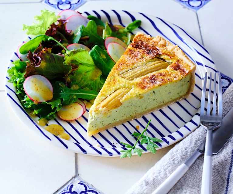 Rhabarber-Käse-Quiche