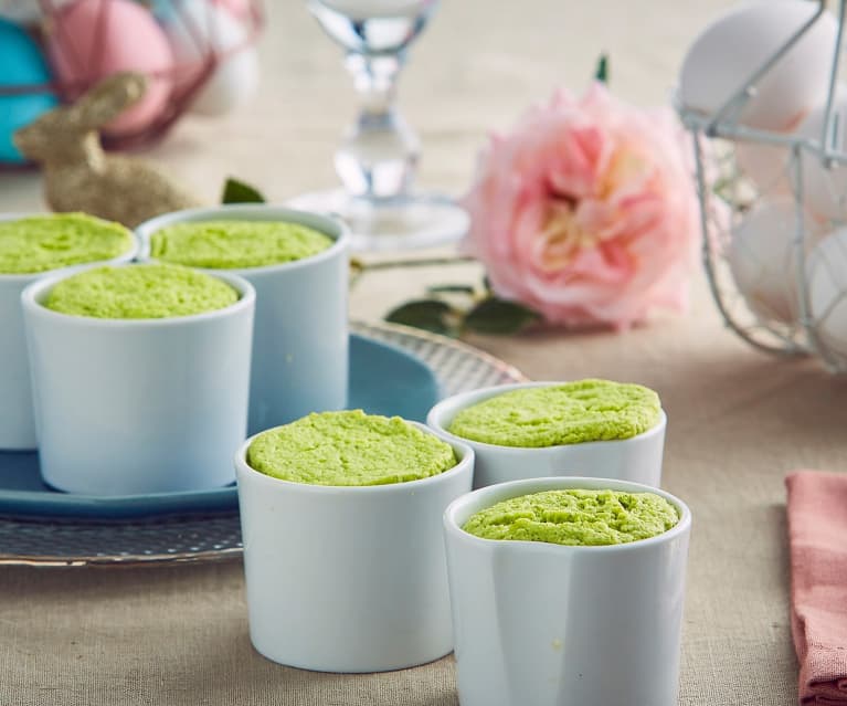 Mini soufflè ai formaggi e zucchine (senza glutine)