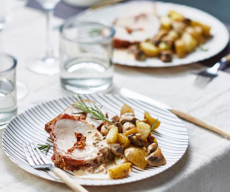 Rôti de veau à l'italienne