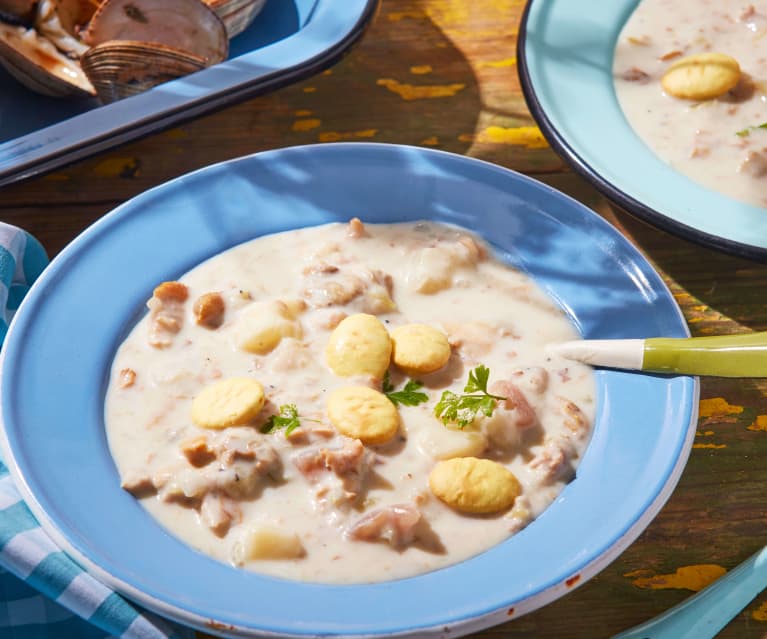 Boston Clam Chowder - Cookidoo® – la plataforma de recetas oficial de  Thermomix®