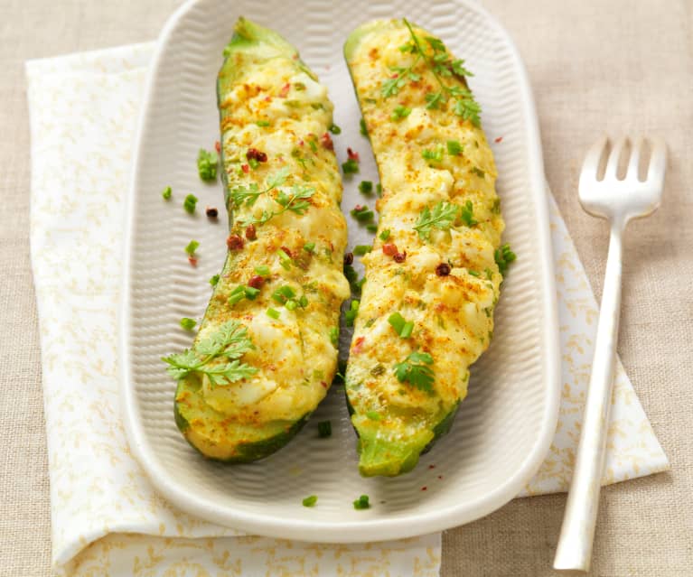 Courgettes à la farce marine