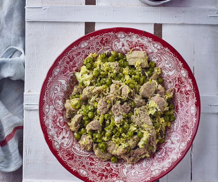 Agnello cacio e uova