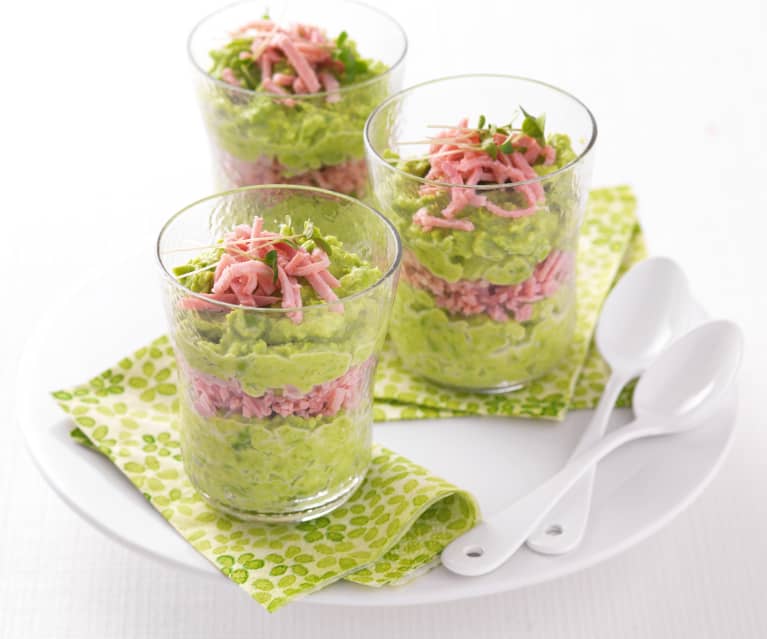 Verrine apéritive concombre, pomme et saumon fumé - Cookidoo® – la