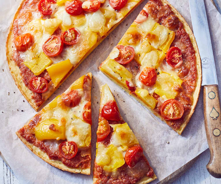 KARTOFFEL #pizza 🍕🤩 #tupperware #kochen #schnell_lecker_einfach #rezept 