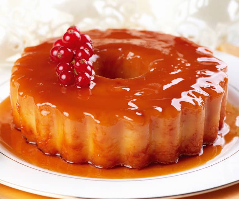 Flan de naranja