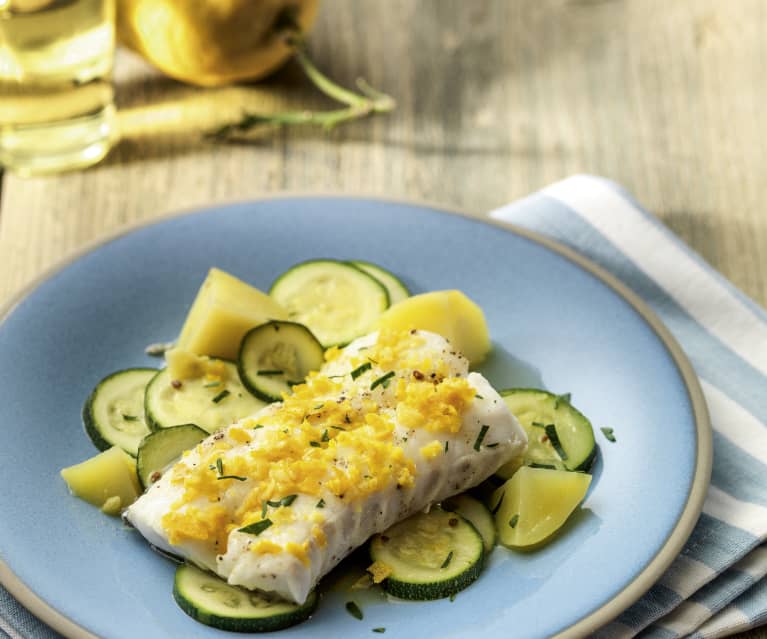 Bacalhau com manteiga cítrica