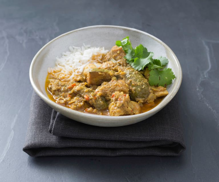 Chicken and feijoa curry