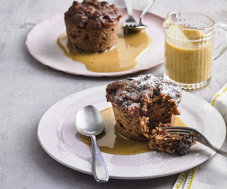 Gewürzpudding mit Butterscotchsauce