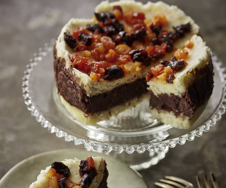 Tarta de arroz con dulce de judías azuki