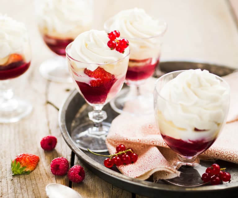 Trifle aux fruits rouges