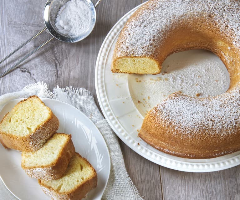 Απλό κέικ δαχτυλίδι (bundt cake)