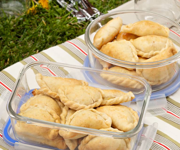 Empanadillas de puerro y queso