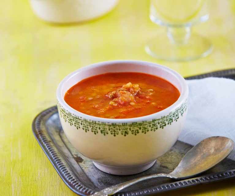 Sopa de lentejas con plátano - Cookidoo® – la plataforma de recetas oficial  de Thermomix®