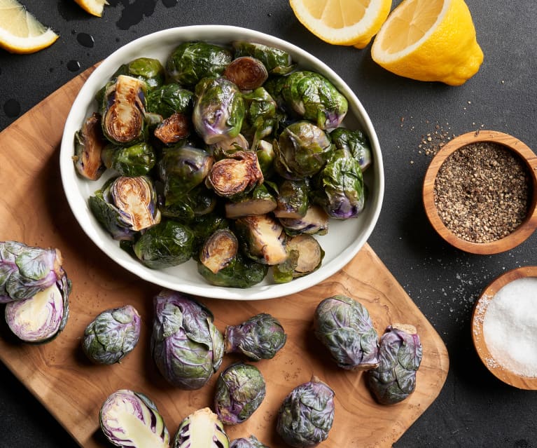 Sautéing 16 oz Brussels Sprouts