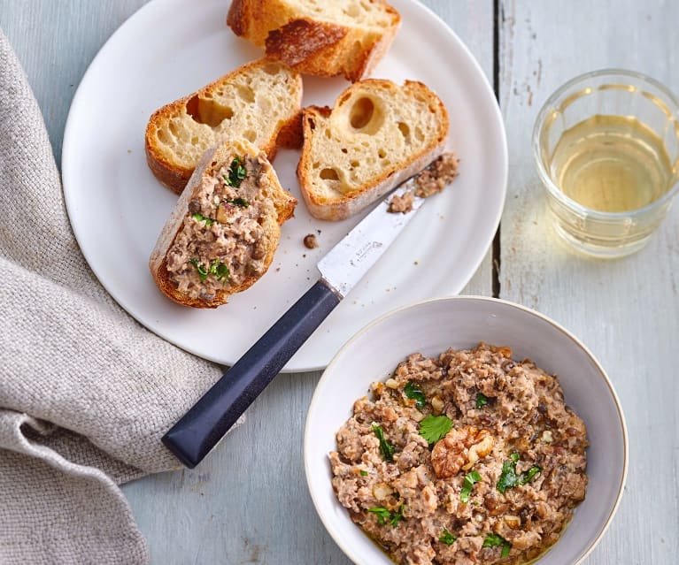 Rillettes de lentilles aux noix