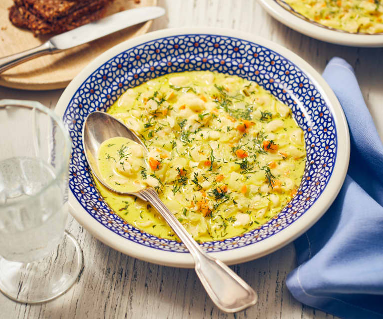 Dill-Gemüse-Suppe (Zupa koperkowa)