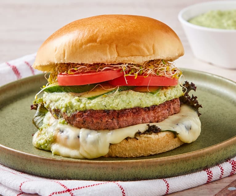 Cali Burger with Avocado Ranch