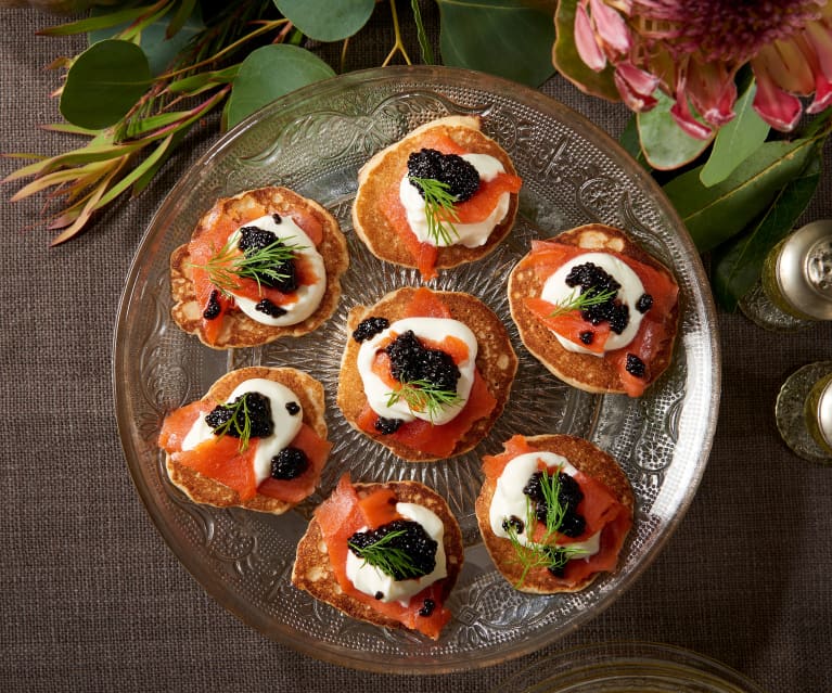 Smoked Salmon Blinis Recipe